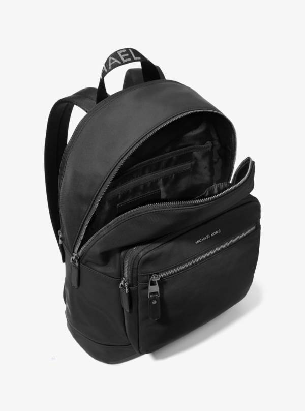 Panske Batohy Michael Kors Hudson Nylon Čierne - Tasky Michael Kors Outlet | KQESR-2035